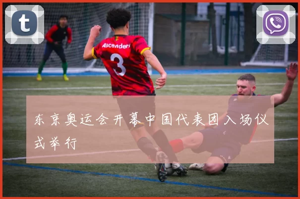 东京奥运会开幕中国代表团入场仪式举行